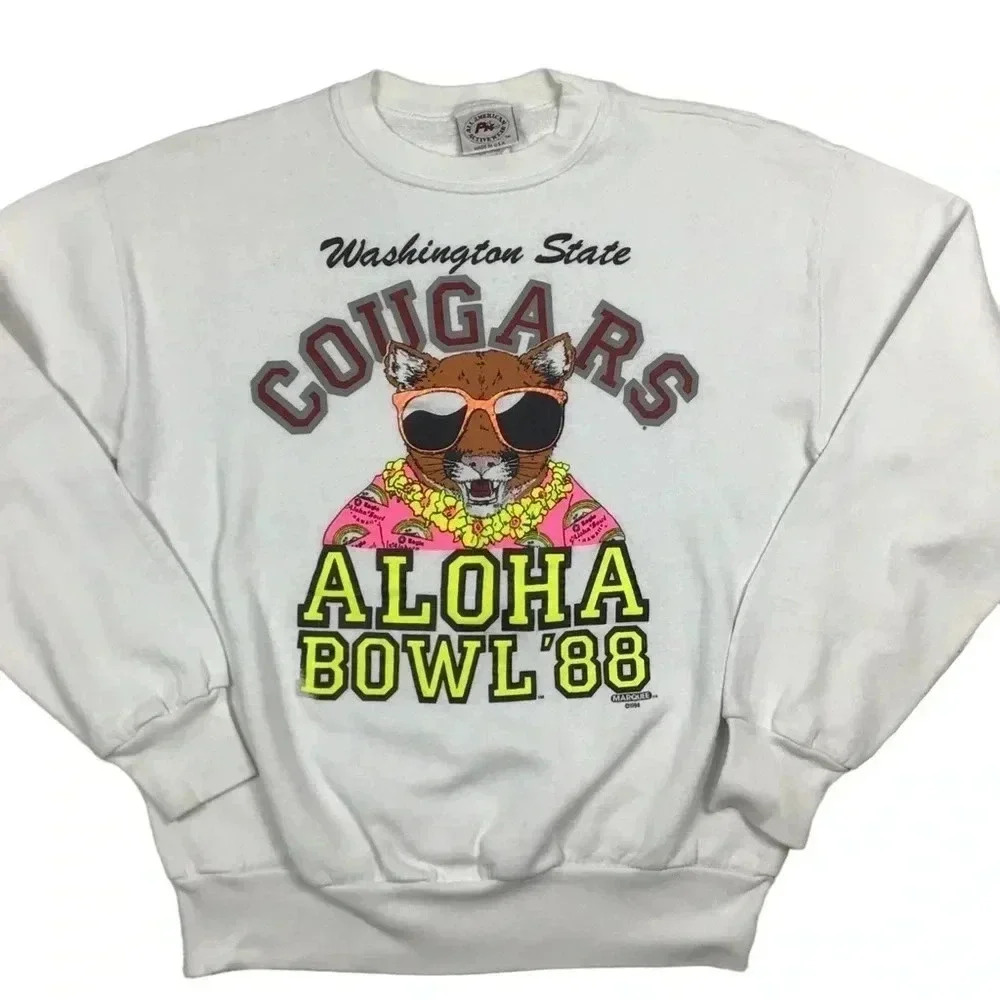 Vintage 1988 Washington State Cougars Crewneck​